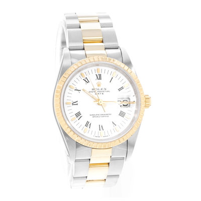 Rolex Oyster Perpetual 34 15223 White Dial 34