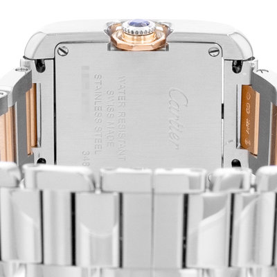 Cartier Tank Anglaise WT100024 3485 Silver Dial 22