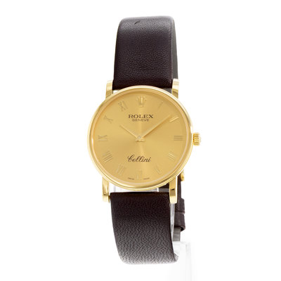 Rolex Cellini 5115 Gold Dial 32