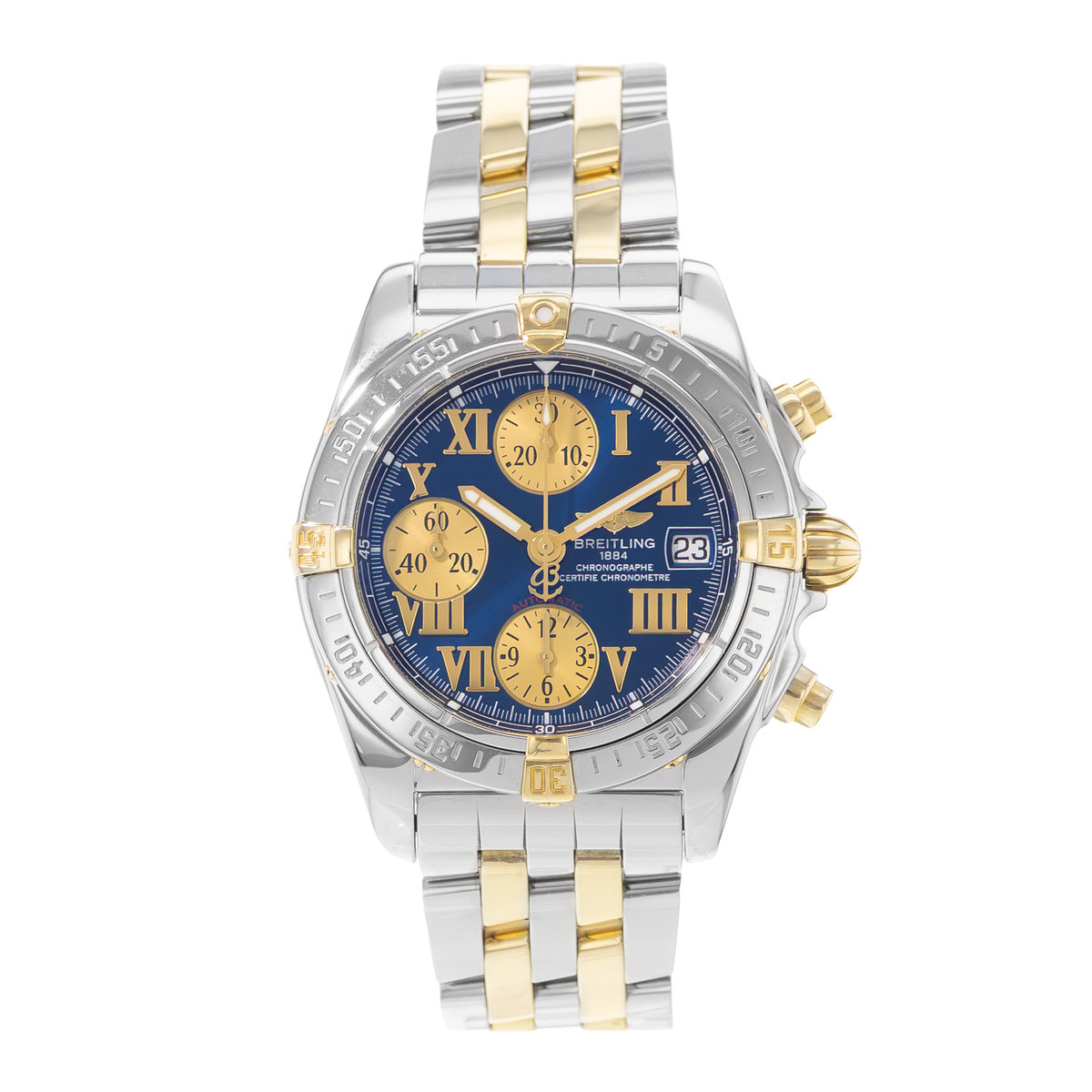Breitling Chrono Cockpit B13358 Blue Dial 39