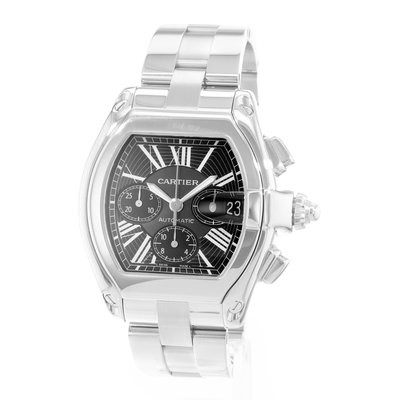 Cartier Roadster W62020X6 2618 Black Dial 43