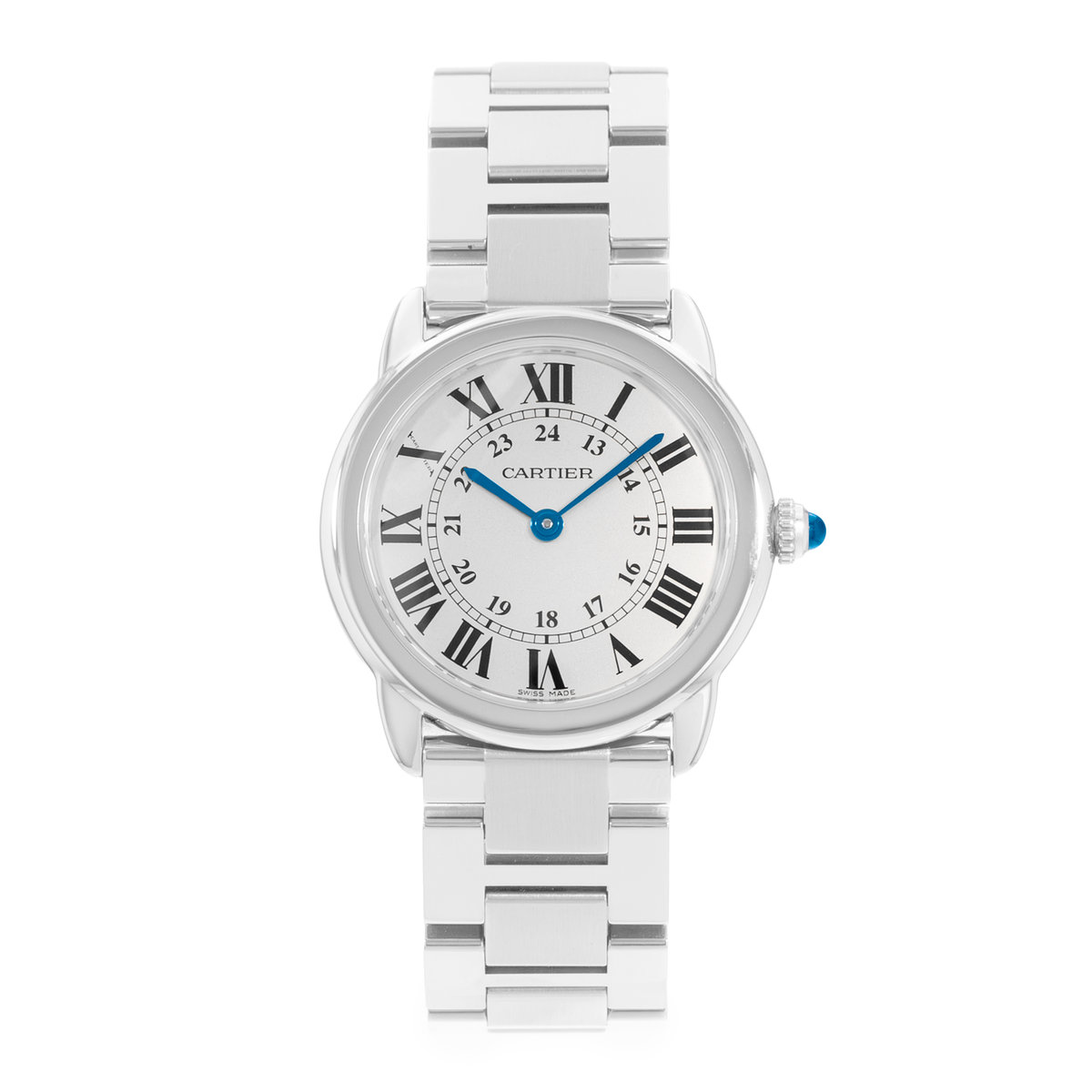 Cartier Ronde Solo de Cartier W6701004 3601 Silver Dial 29
