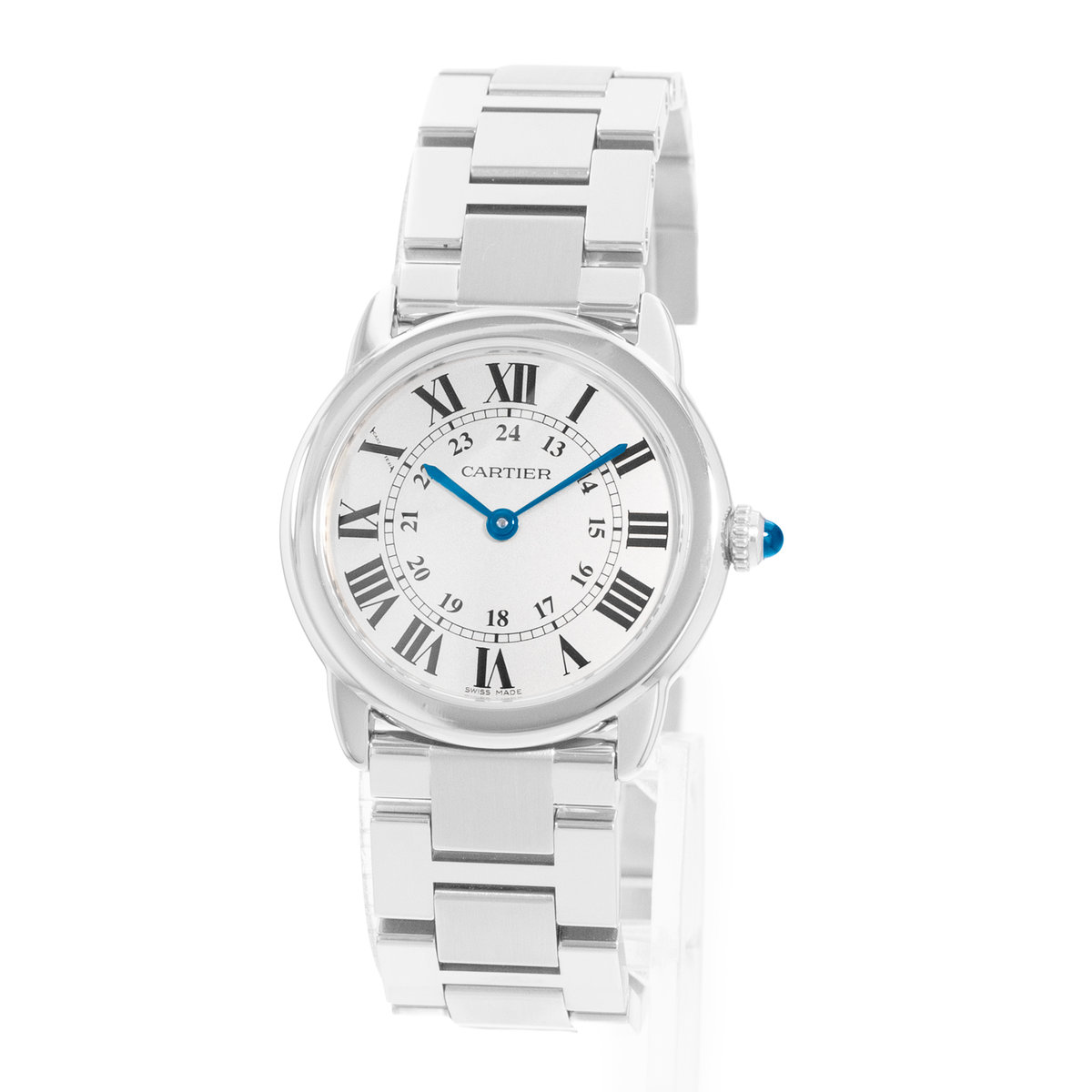 Cartier Ronde Solo de Cartier W6701004 3601 Silver Dial 29