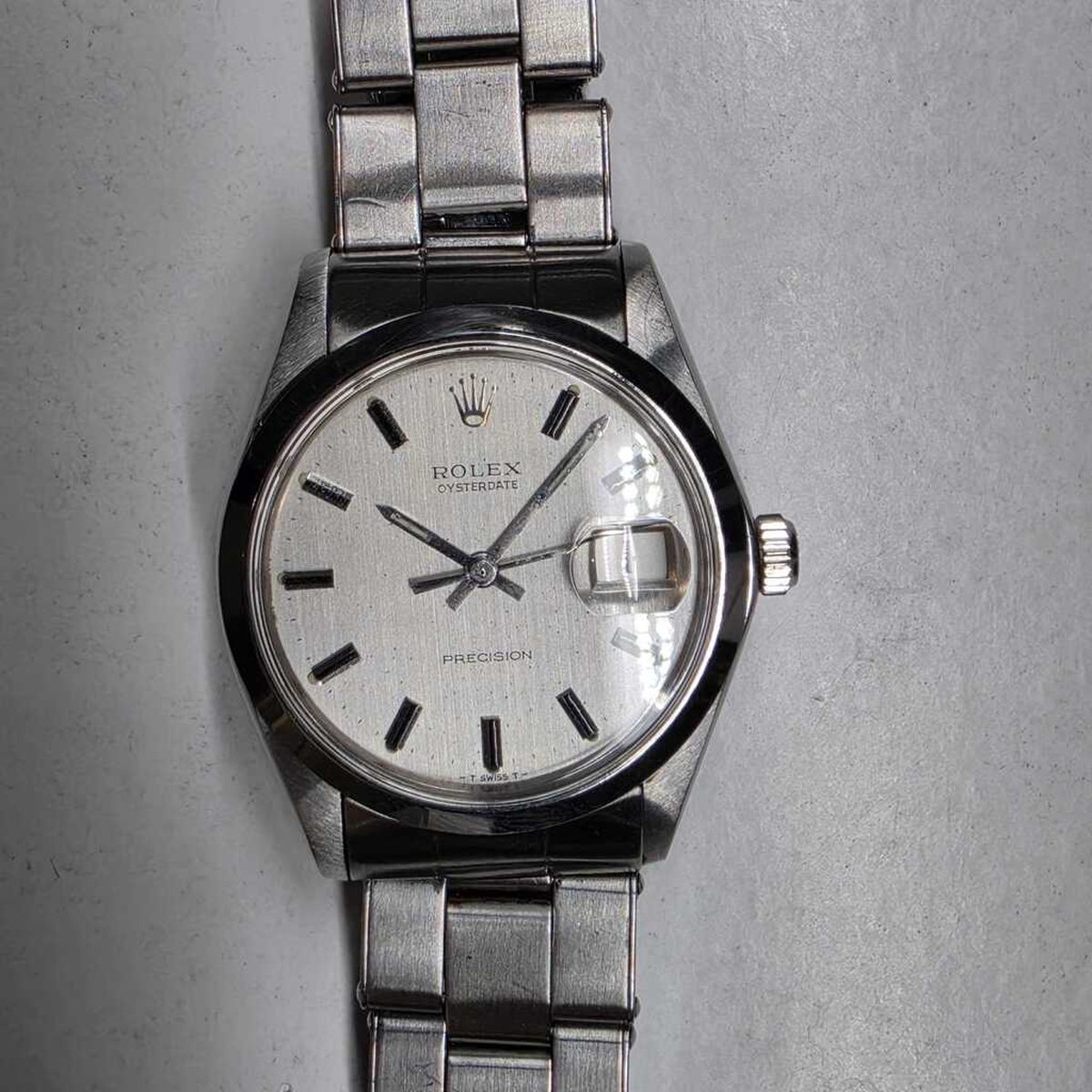 Rolex Oyster Perpetual 34 1500 Silver Dial 34