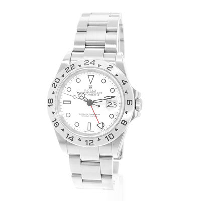 Rolex Explorer II 16570 White Dial 40