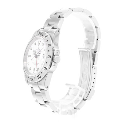 Rolex Explorer II 16570 White Dial 40
