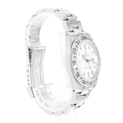 Rolex Explorer II 16570 White Dial 40
