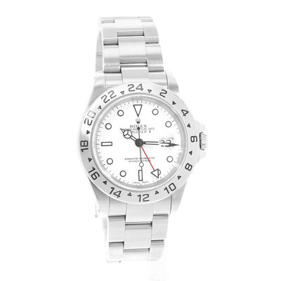 Rolex Explorer II 16570 White Dial 40