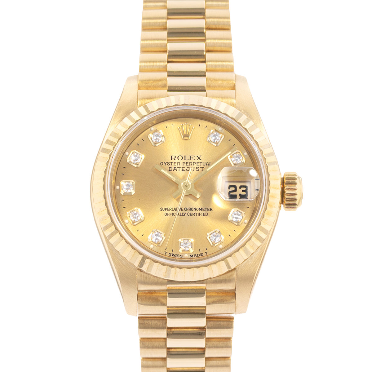 Rolex Datejust 26 69178 Champagne Dial 26