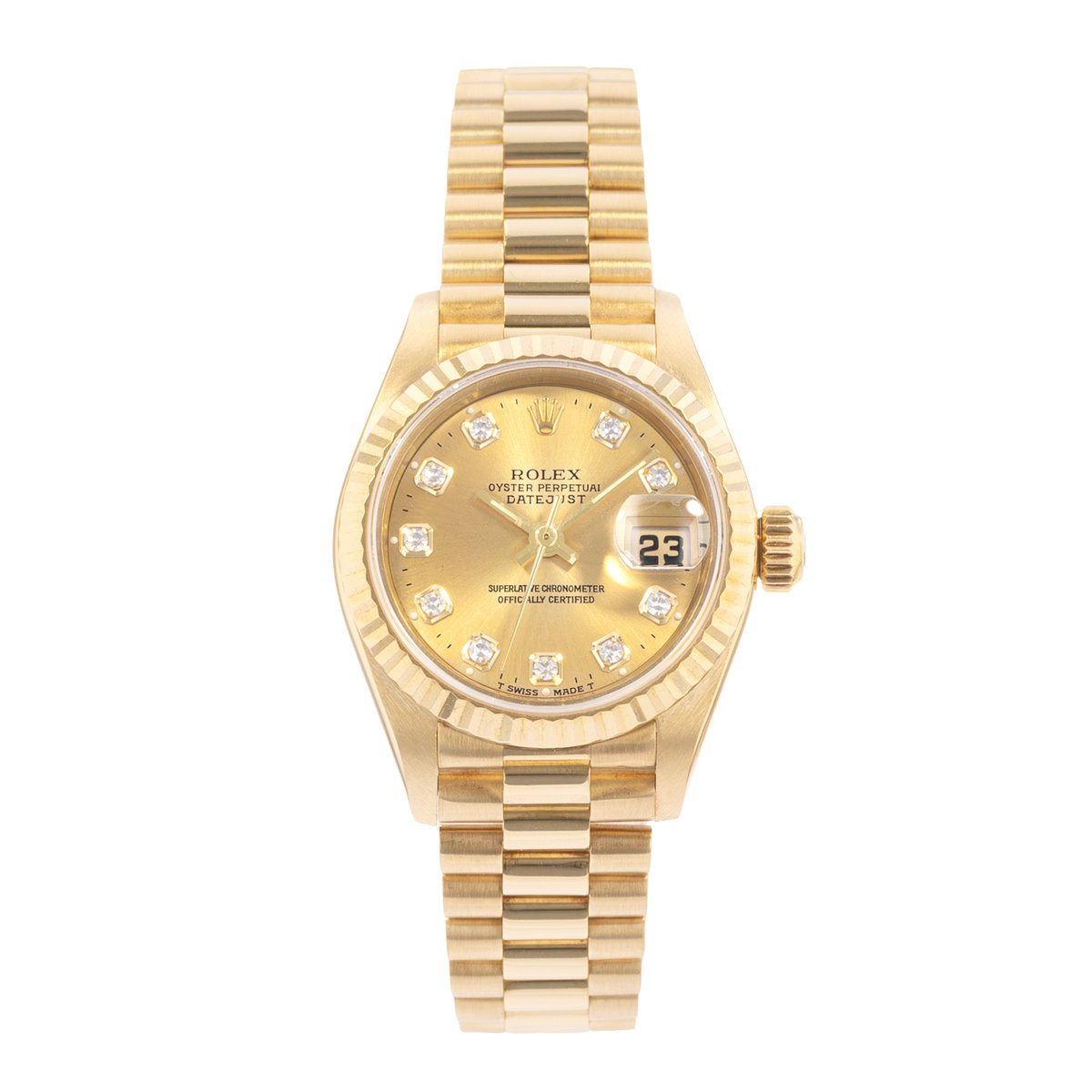 Rolex Datejust 26 69178 Champagne Dial 26