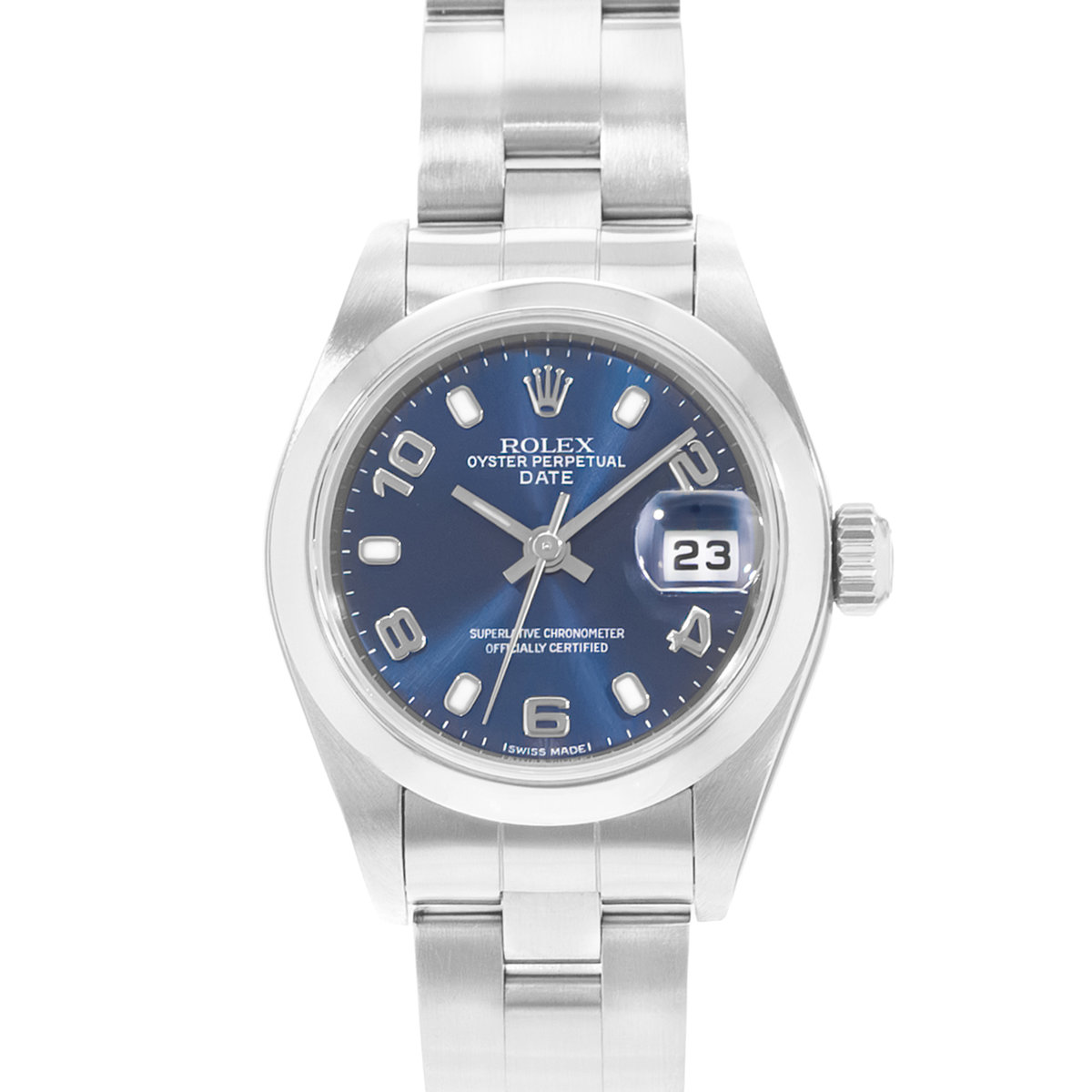 Rolex Oyster Perpetual 26 79160 Blue Dial 26