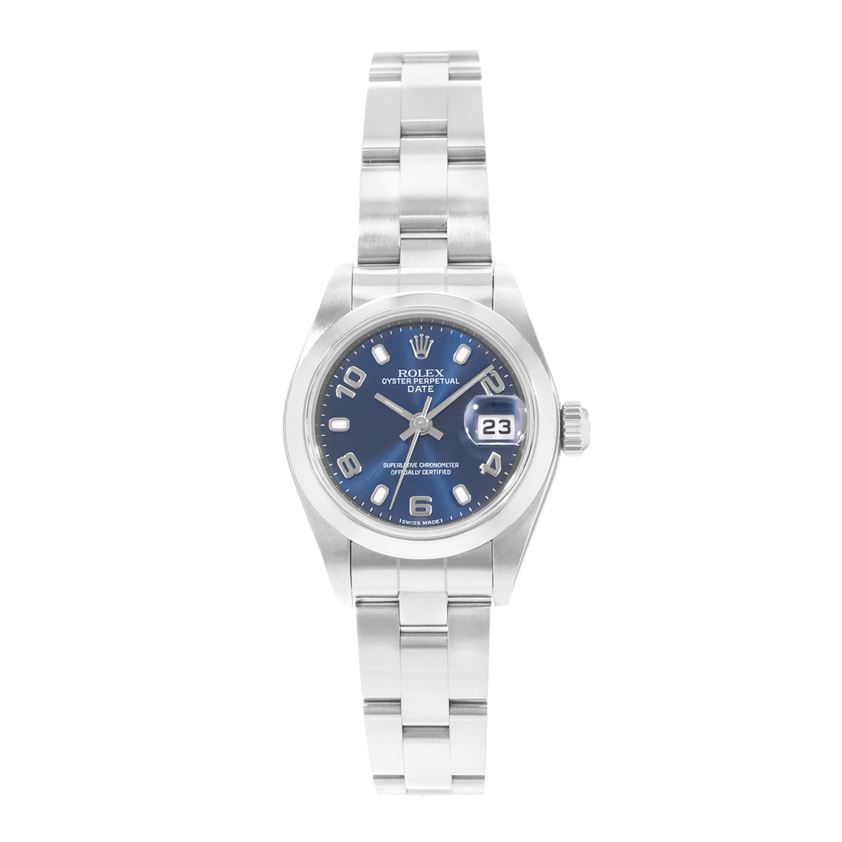 Rolex Oyster Perpetual 26 79160 Blue Dial 26
