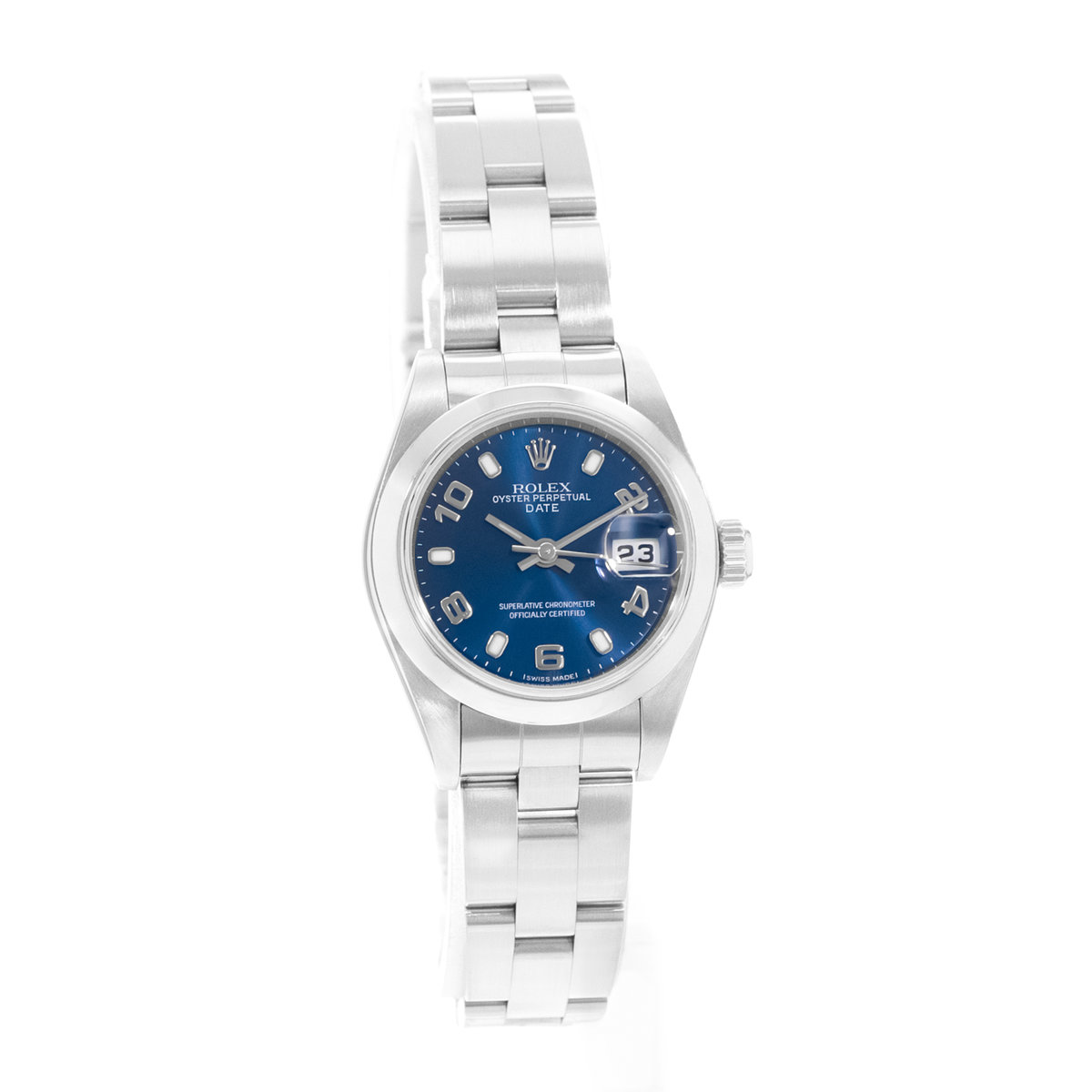 Rolex Oyster Perpetual 26 79160 Blue Dial 26