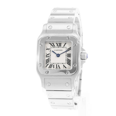 Cartier Santos Galbee W20056D6 1565 Silver Dial 24