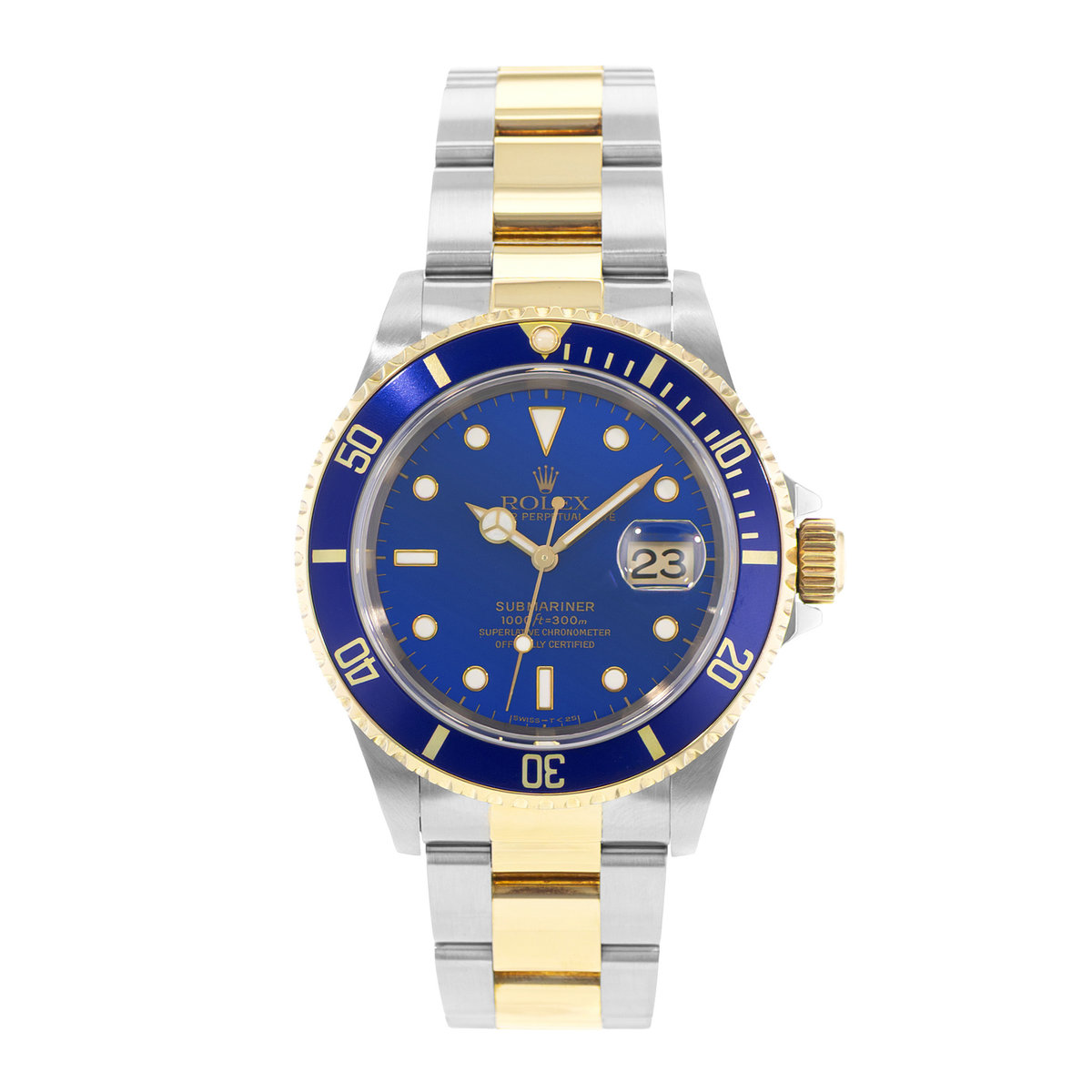 Rolex Submariner Date 16613 Blue Dial 40