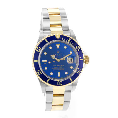 Rolex Submariner Date 16613 Blue Dial 40