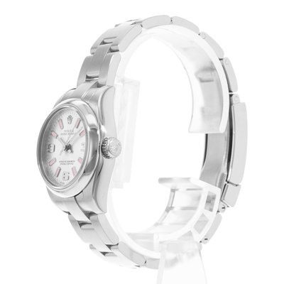Rolex Oyster Perpetual 26  176200 Silver Dial 26