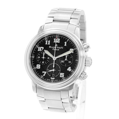 Blancpain Leman Fly-Back 2185F-1130-71 Black Dial 38