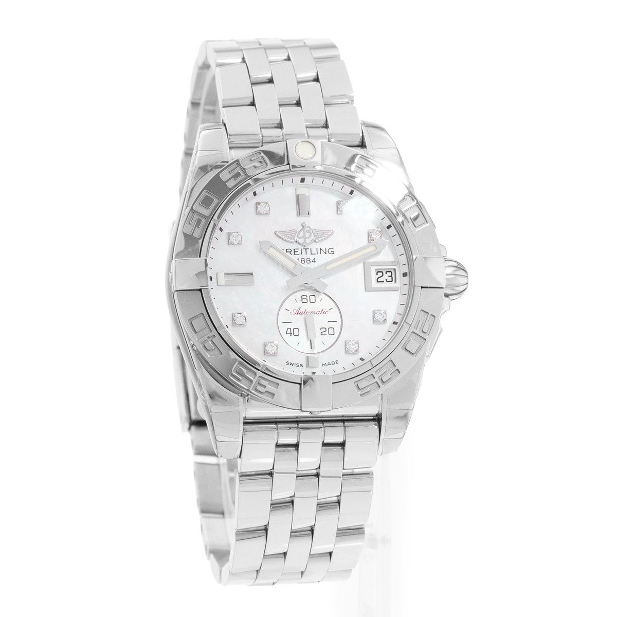Breitling Galactic A37330121A1A1 Mother of pearl Dial 36
