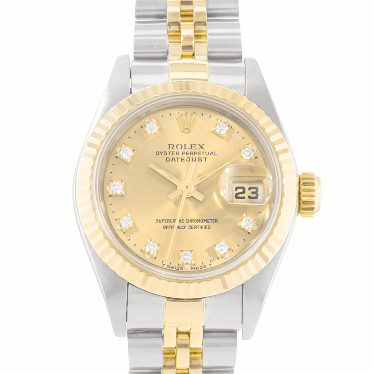 Rolex Datejust 26 69173 Champagne Dial 26