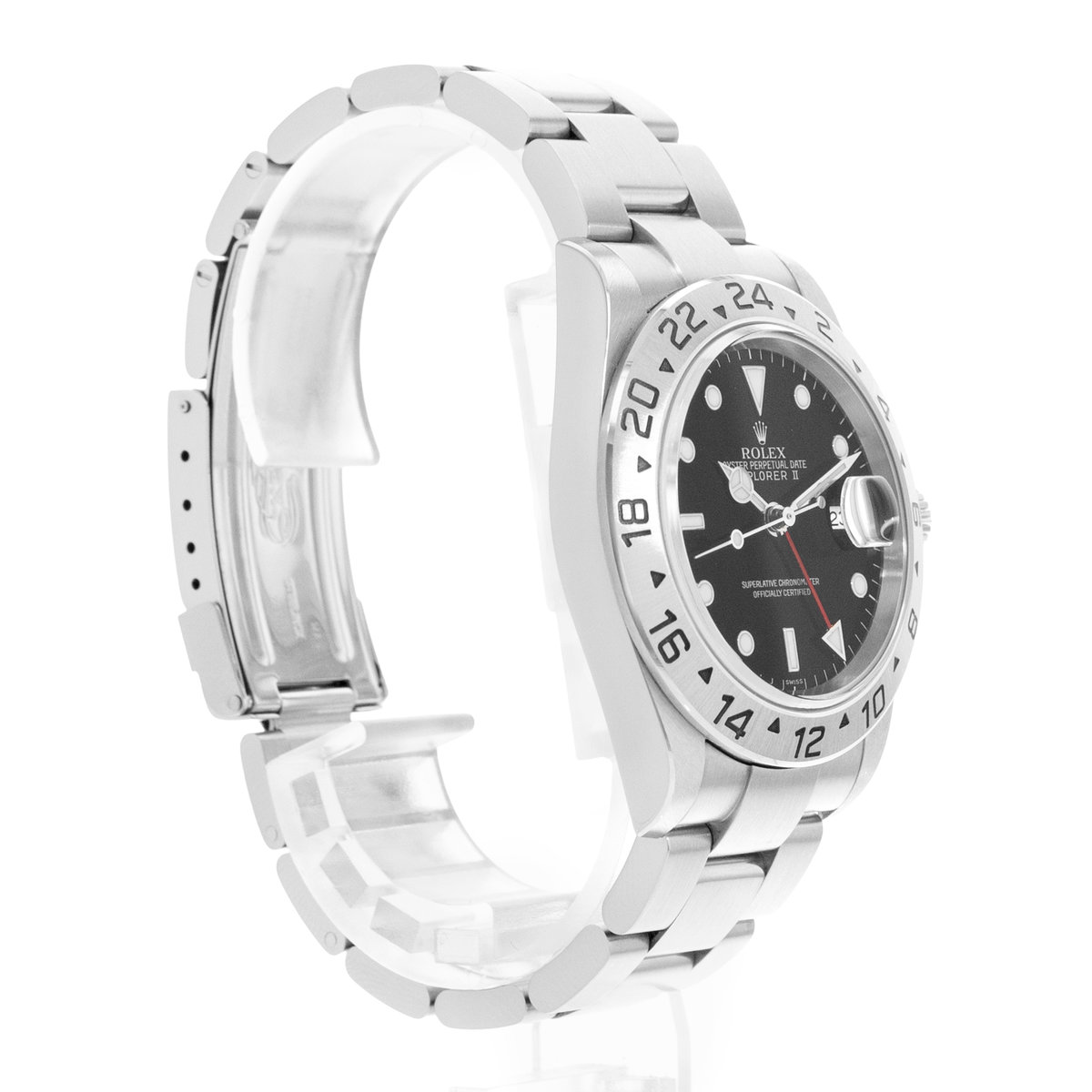 Rolex Explorer II 16570 Black Dial 40