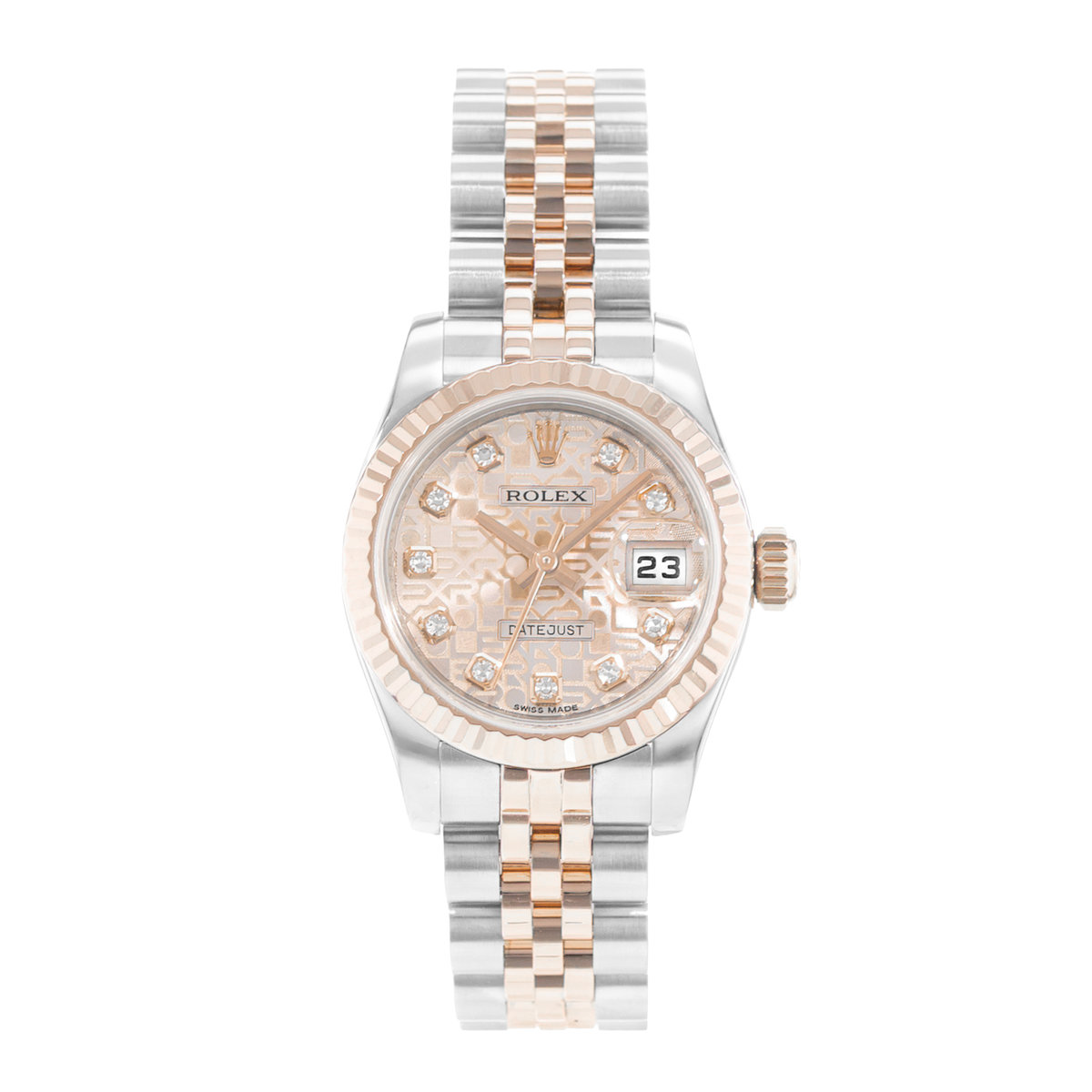 Rolex Datejust 26 179171 Pink Dial 26