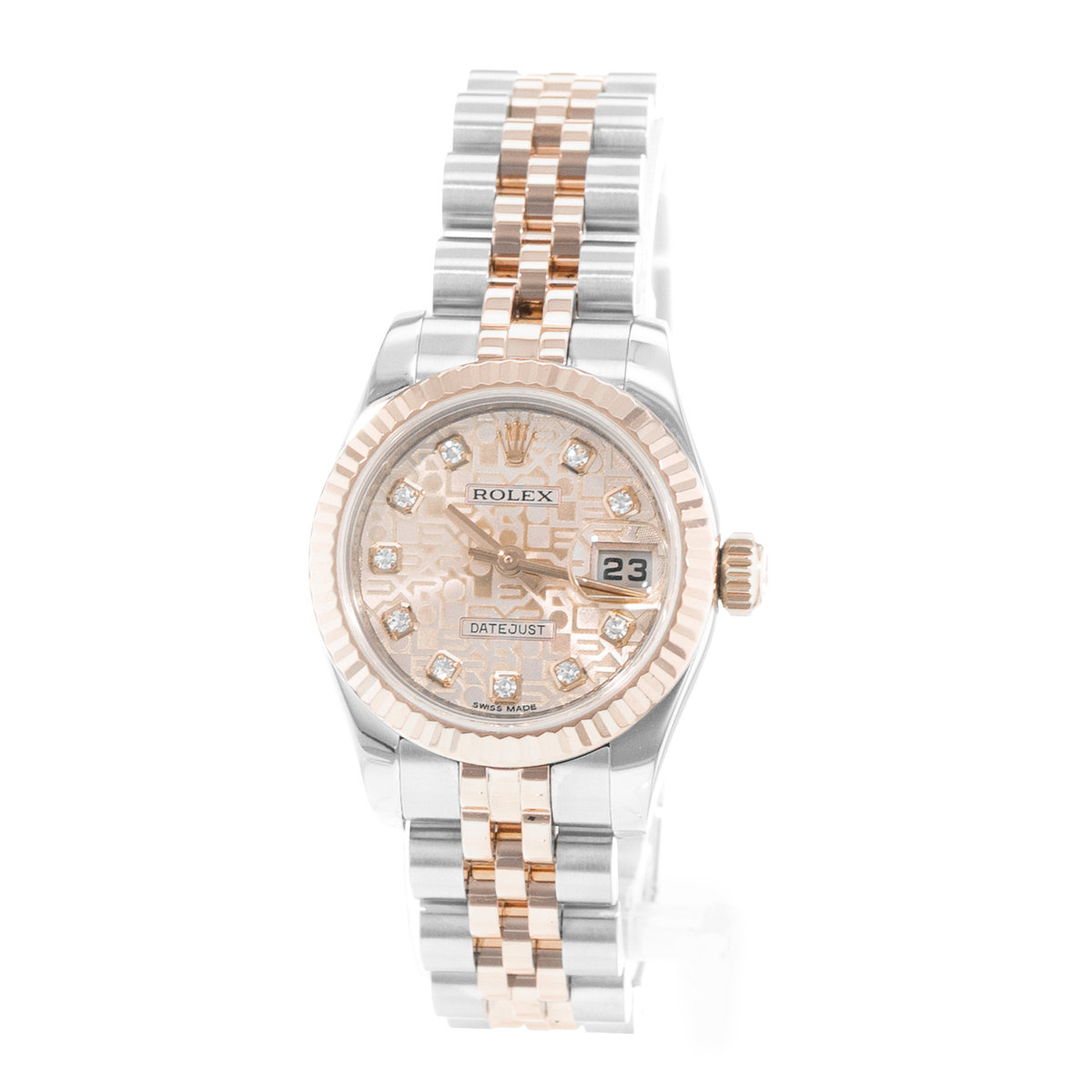 Rolex Datejust 26 179171 Pink Dial 26