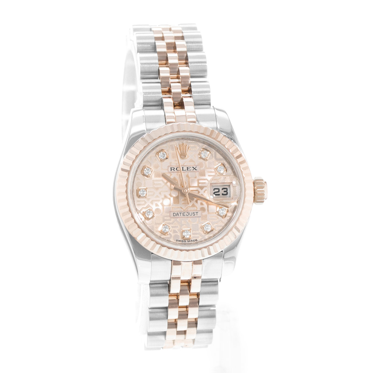 Rolex Datejust 26 179171 Pink Dial 26