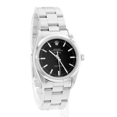 Rolex Air King 34 14000 Black Dial 34