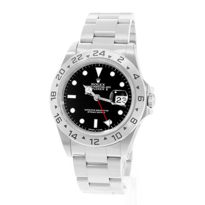 Rolex Explorer II 16570 Black Dial 40