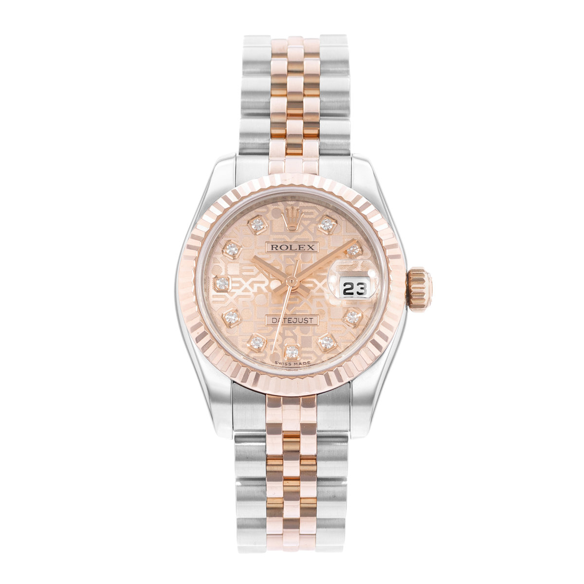 Rolex Datejust 26 179171 Pink Dial 26