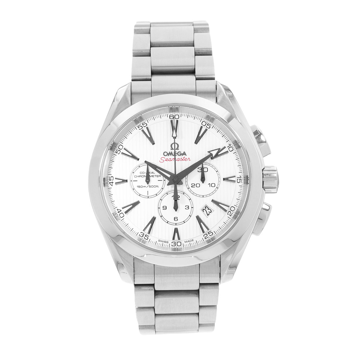 Omega Seamaster Aqua Terra 23110445004001 White Dial 44
