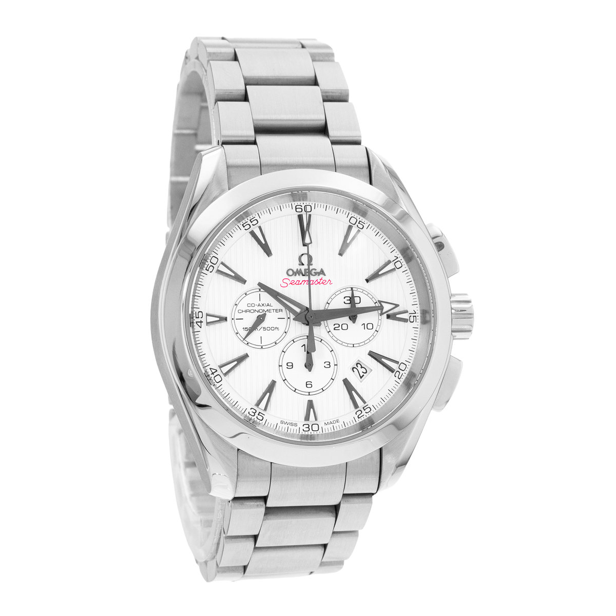 Omega Seamaster Aqua Terra 23110445004001 White Dial 44