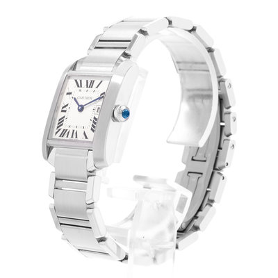 Cartier Tank Francaise W51011Q3 2465 Silver Dial 25