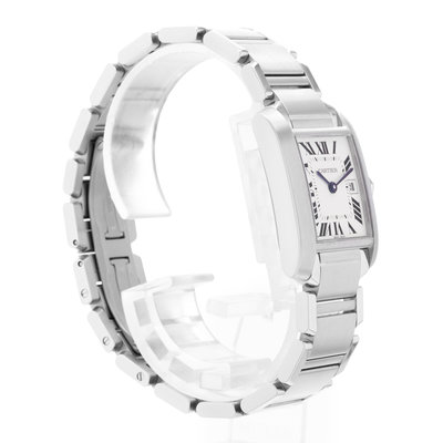 Cartier Tank Francaise W51011Q3 2465 Silver Dial 25