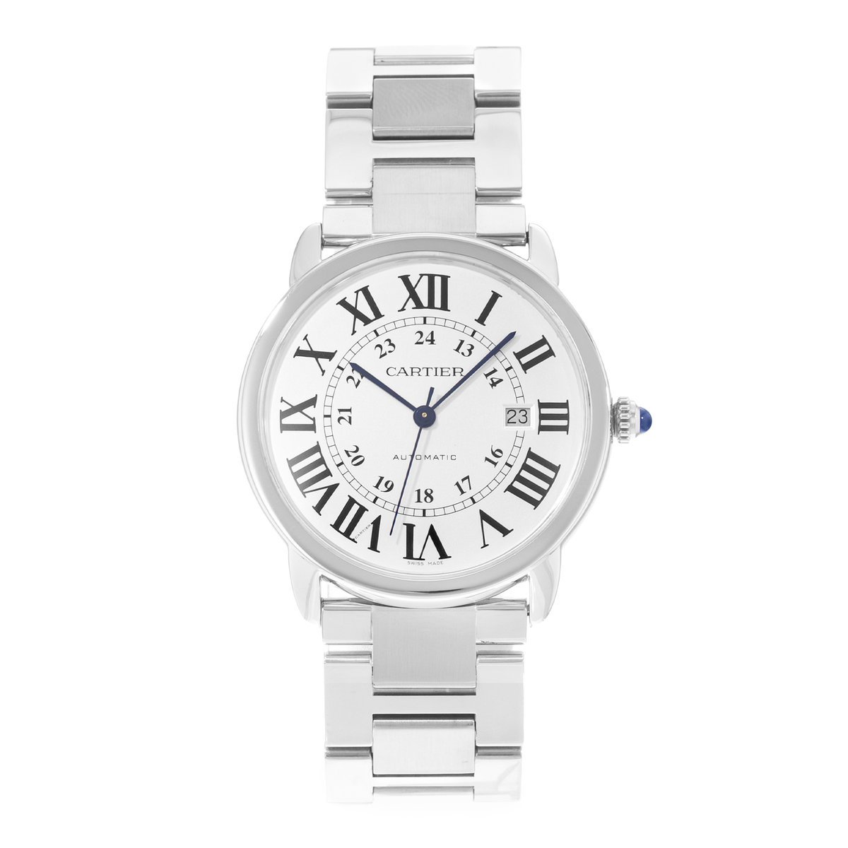 Cartier Ronde Solo de Cartier W6701011 3517 Silver Dial 42