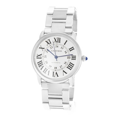 Cartier Ronde Solo de Cartier W6701011 3517 Silver Dial 42