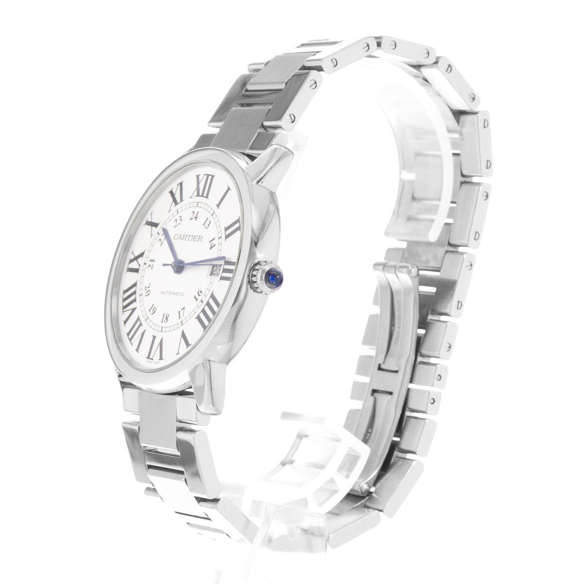 Cartier Ronde Solo de Cartier W6701011 3517 Silver Dial 42