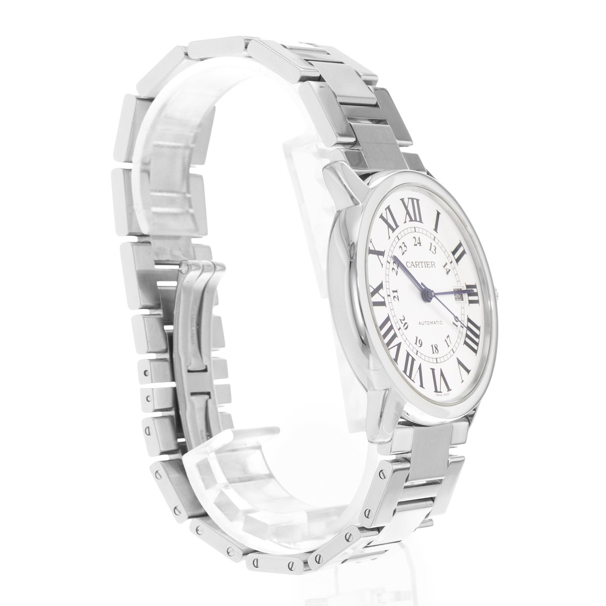 Cartier Ronde Solo de Cartier W6701011 3517 Silver Dial 42