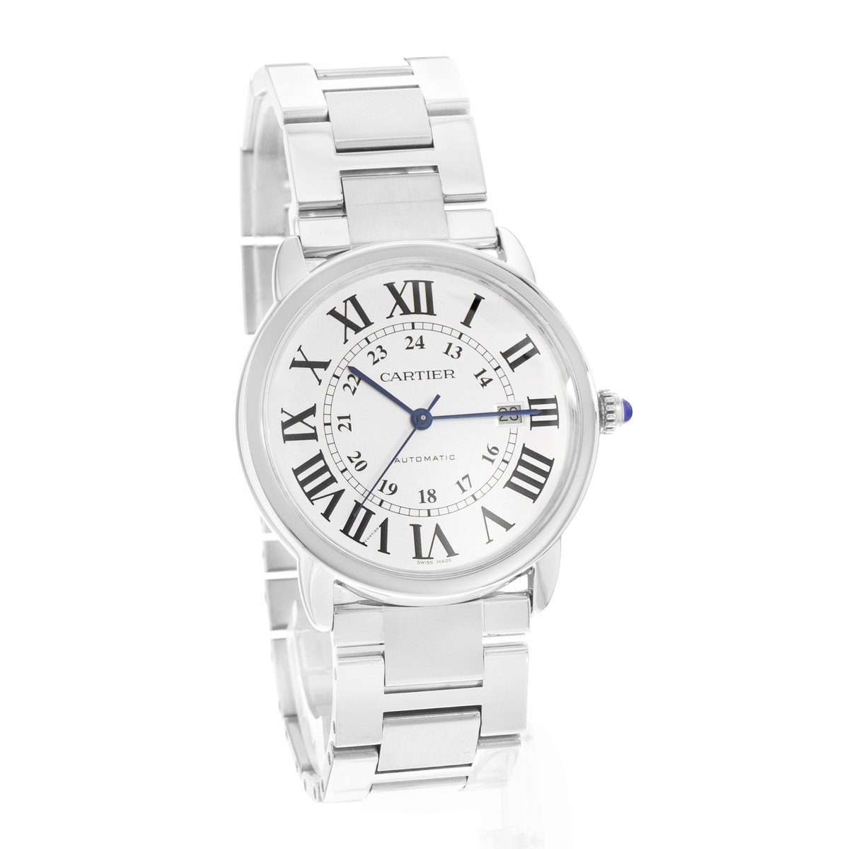 Cartier Ronde Solo de Cartier W6701011 3517 Silver Dial 42