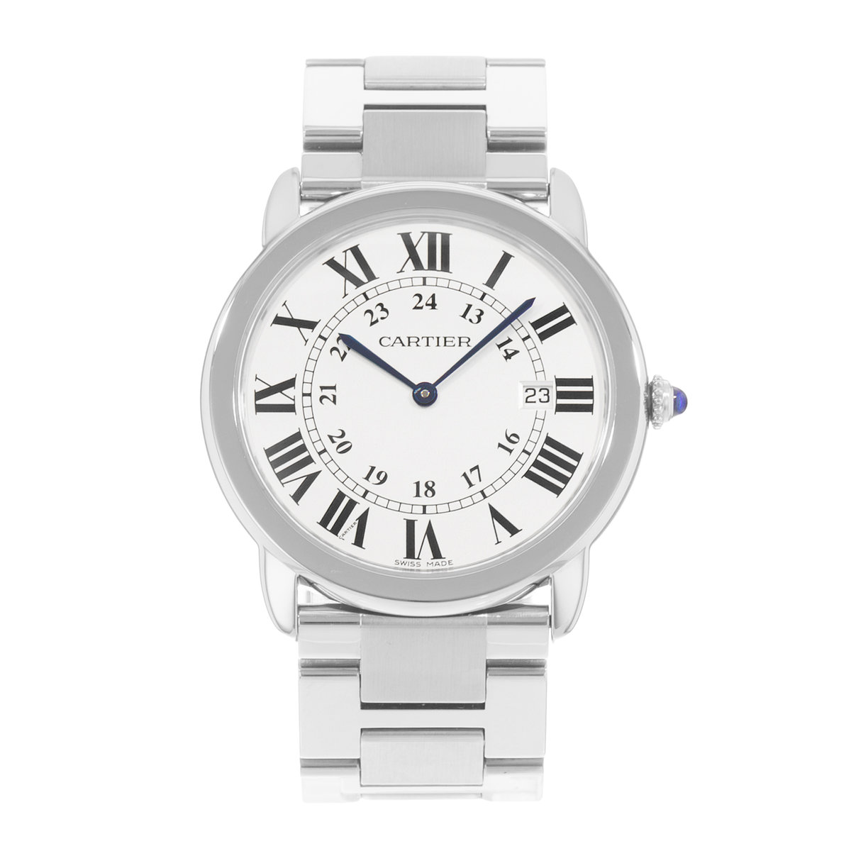 Cartier Ronde Solo de Cartier  W6701005 2934 Silver Dial 36