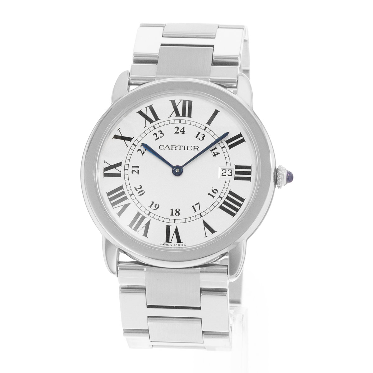 Cartier Ronde Solo de Cartier  W6701005 2934 Silver Dial 36
