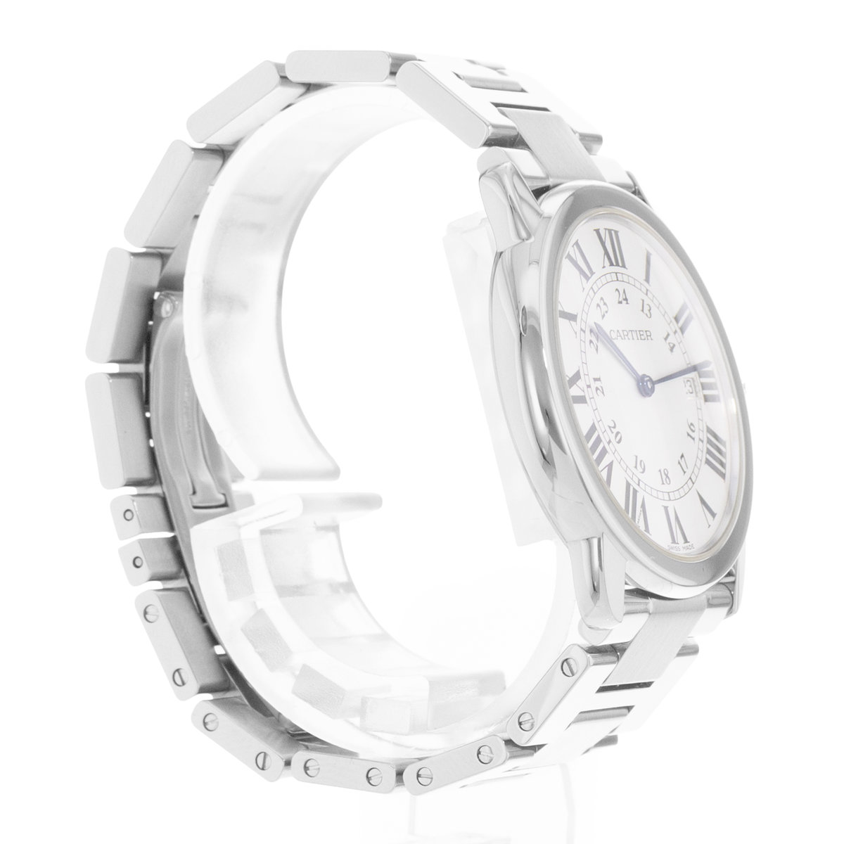 Cartier Ronde Solo de Cartier  W6701005 2934 Silver Dial 36
