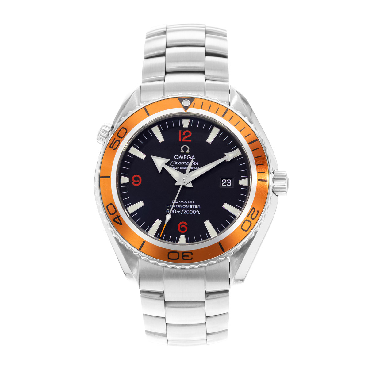 Omega Seamaster Planet Ocean 2208.50.00 Black Dial 45