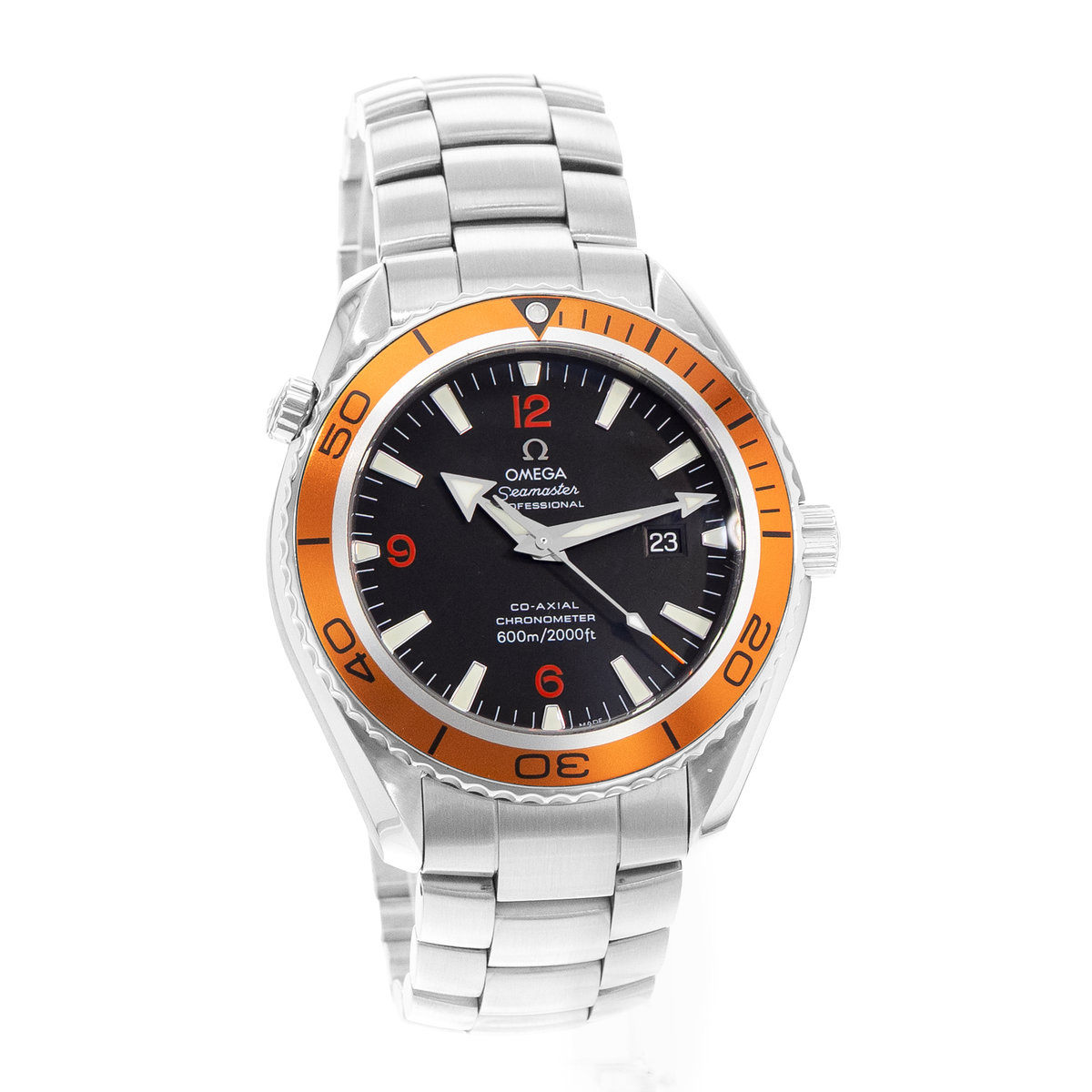 Omega Seamaster Planet Ocean 2208.50.00 Black Dial 45