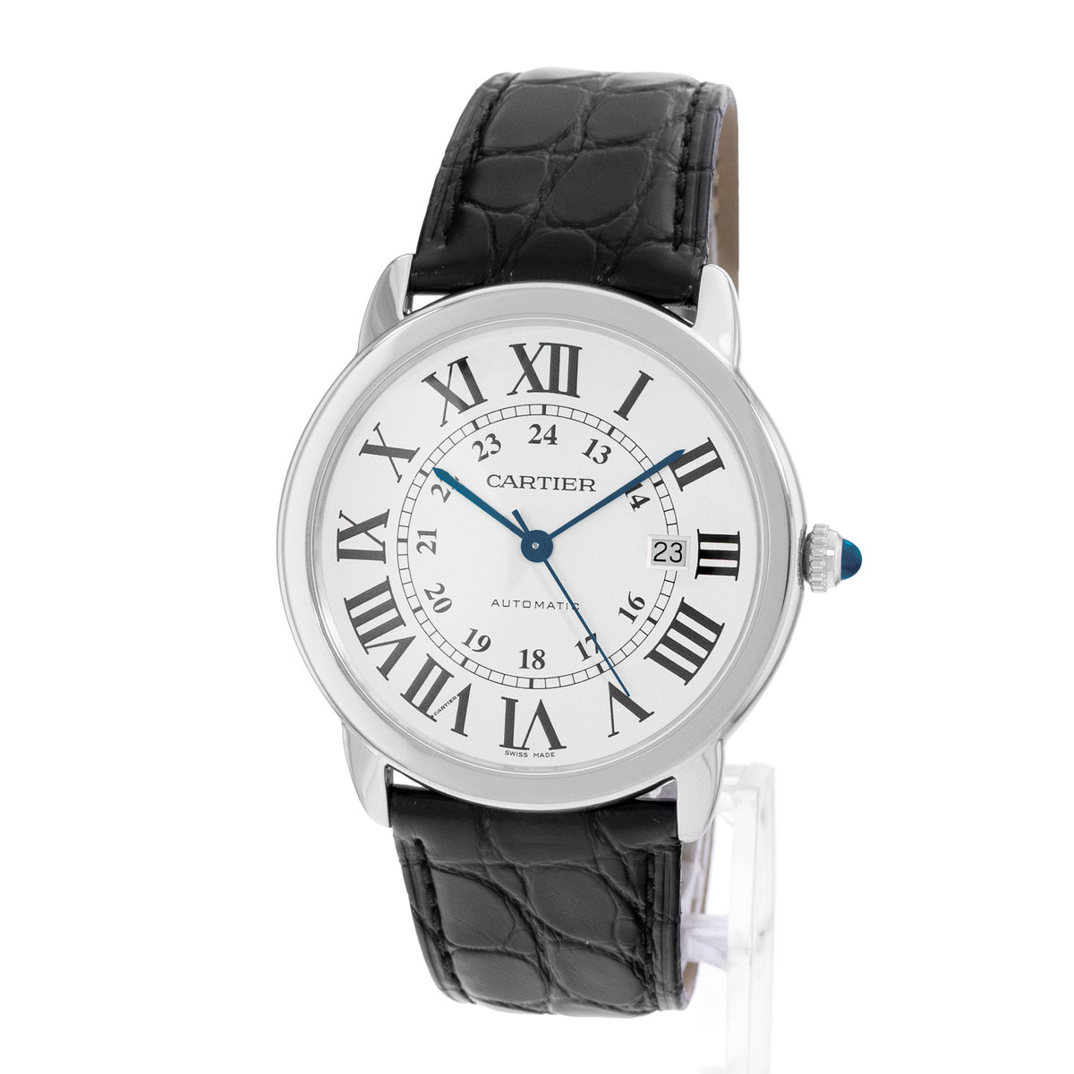 Cartier Ronde Solo de Cartier W6701010 3517 Silver Dial 42