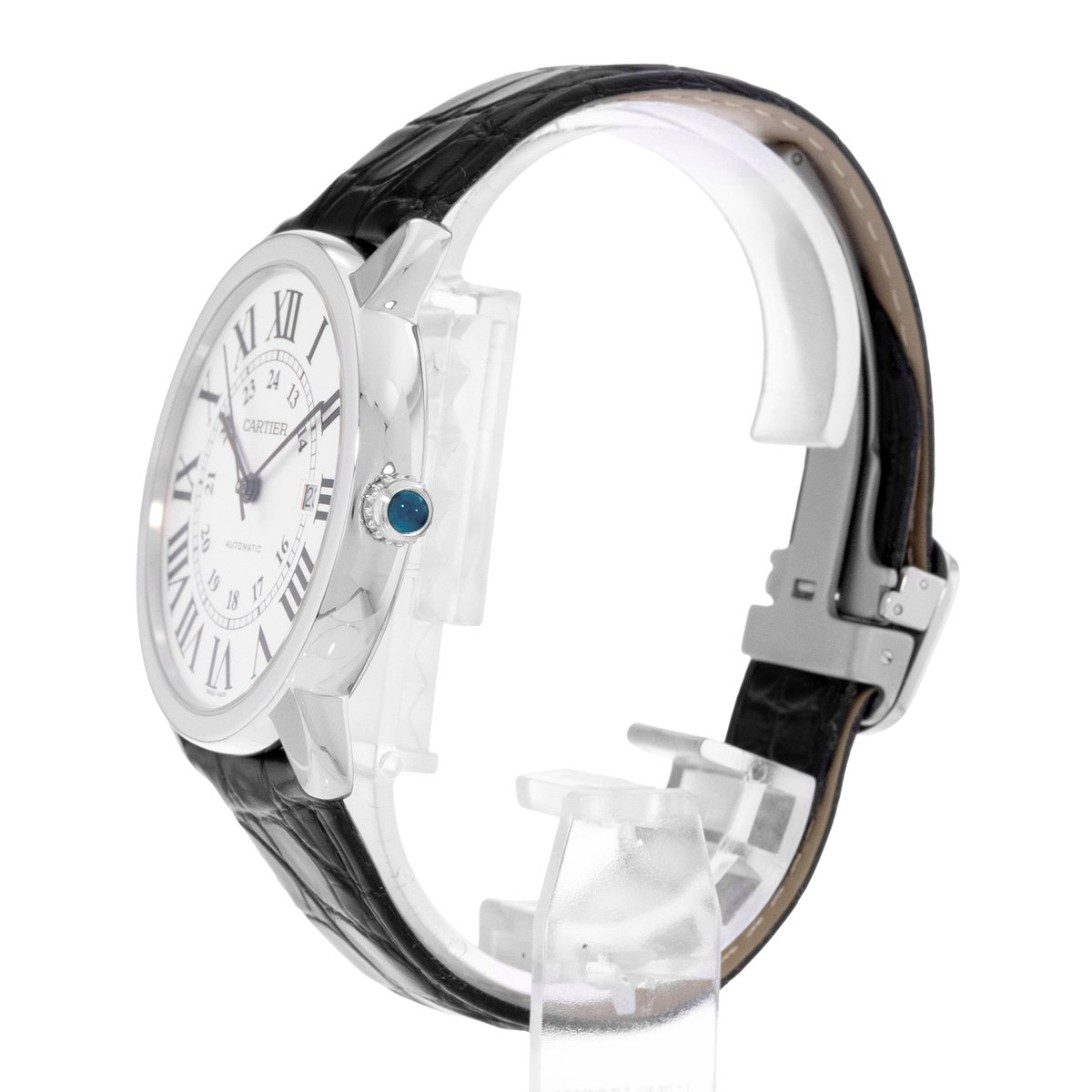 Cartier Ronde Solo de Cartier W6701010 3517 Silver Dial 42