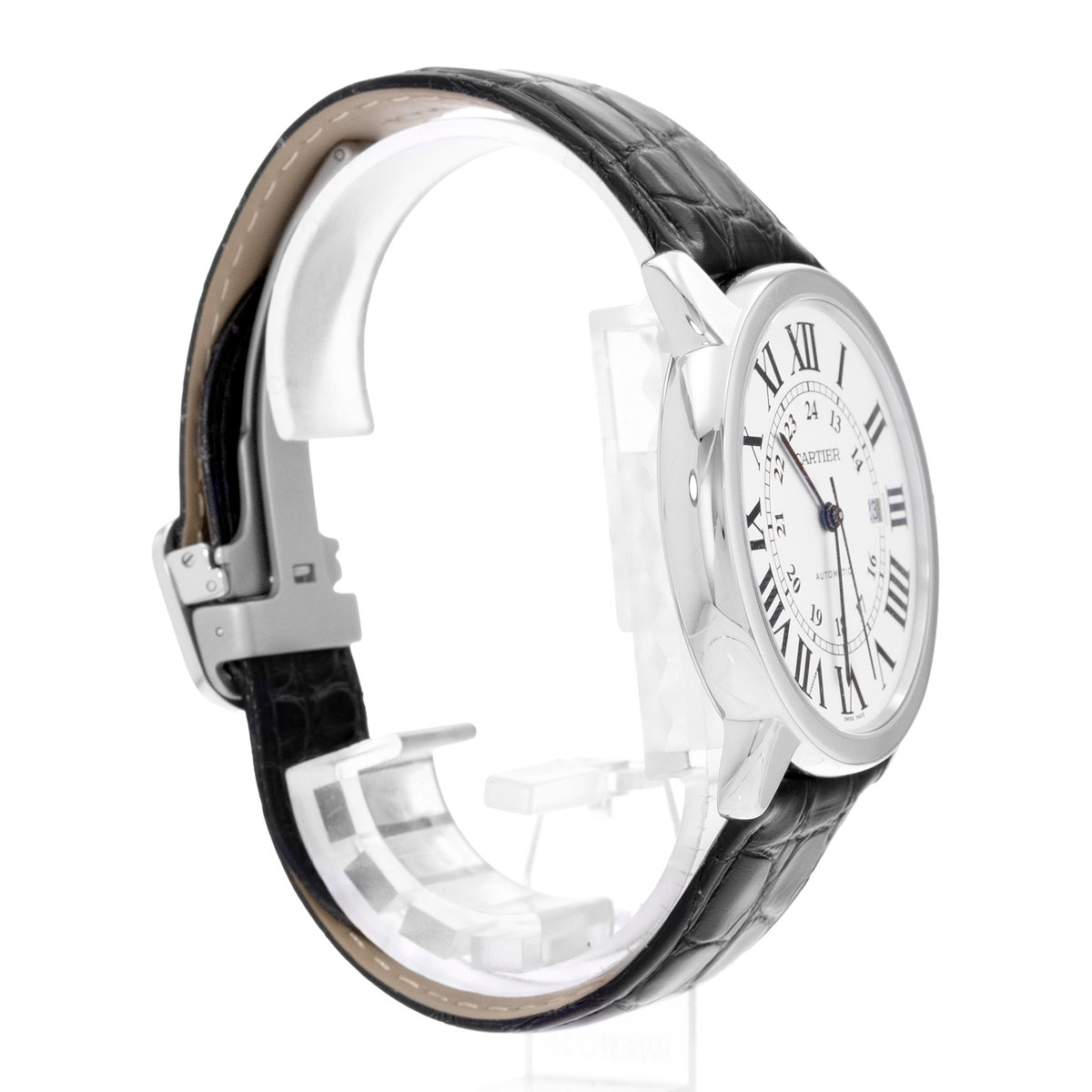 Cartier Ronde Solo de Cartier W6701010 3517 Silver Dial 42