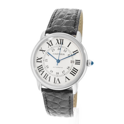 Cartier Ronde Solo W6701010 3517 Silver Dial 42