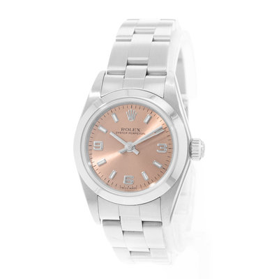 Rolex Oyster Perpetual 24 76080 Pink Dial 24
